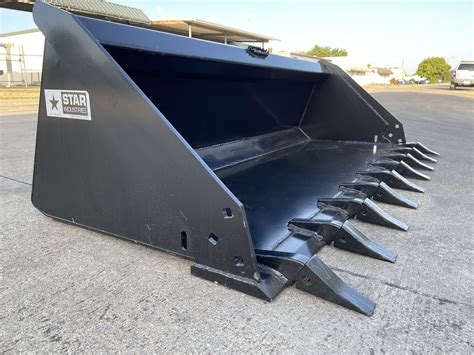 96 inch skid steer bucket|smooth bucket for skid steer.